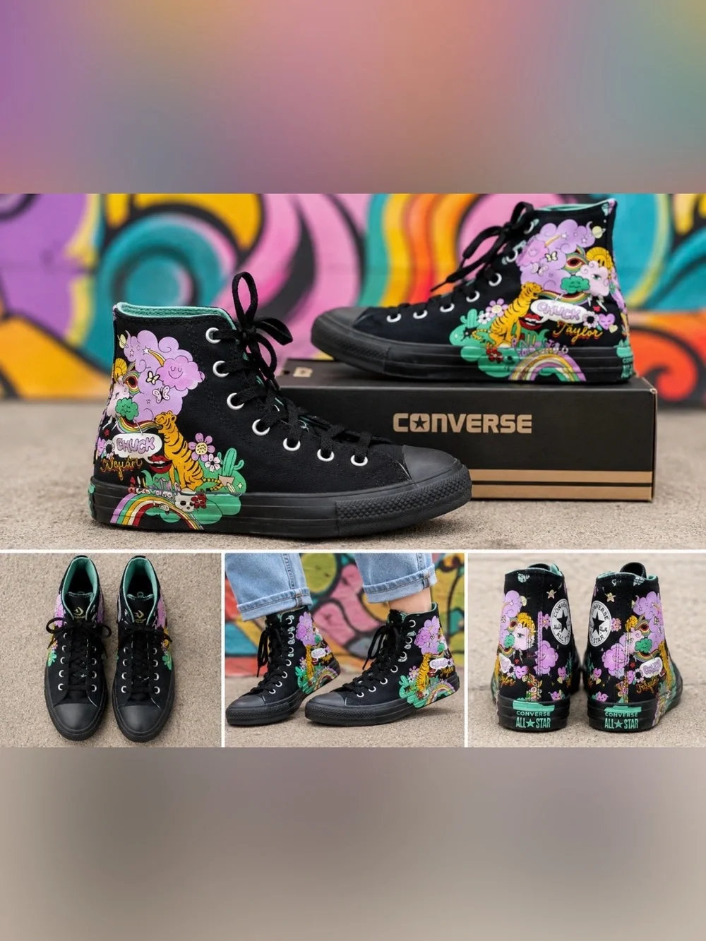 Converse Chuck Taylor All Star Psychedelic Graffiti Sneakers